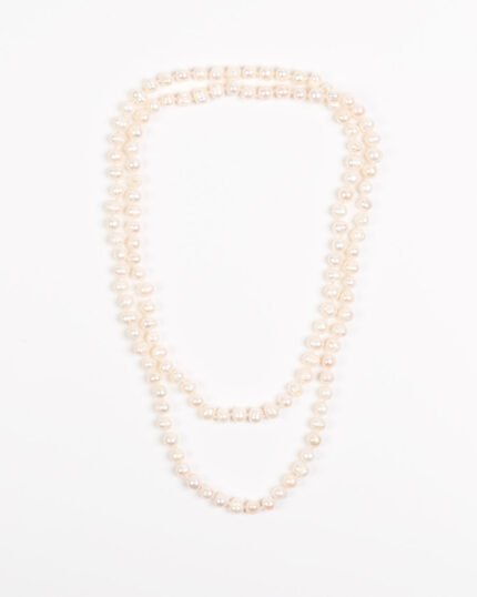 Collana vintage con perle di fiume