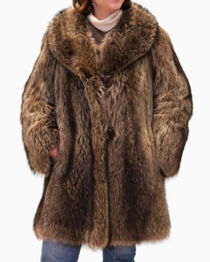 Pelliccia di Volpe argentata