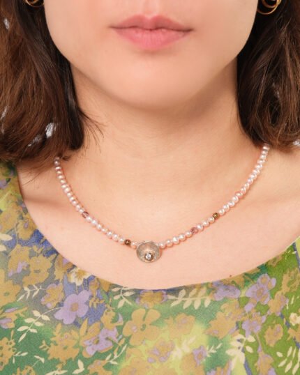 Collana con perle di fiume